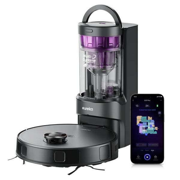 Eureka E20 Plus — Aspirateur Robot LiDAR + Auto-Vidage 45 Jours